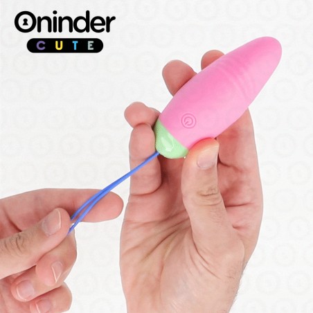 ONINDER CUTE LOVE PLEASURE HUEVO VIBRO ROTADOR 360 SILICONA APP MUNDIAL GRATUITA
