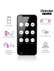 ONINDER CUTE LOVE PLEASURE HUEVO VIBRO ROTADOR 360 SILICONA APP MUNDIAL GRATUITA