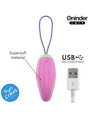 ONINDER CUTE LOVE PLEASURE HUEVO VIBRO ROTADOR 360 SILICONA APP MUNDIAL GRATUITA