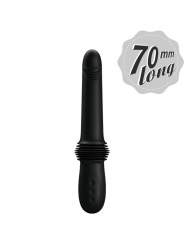PRETTY LOVE PAZUZU VIBRADOR 3 MODOS DE EMPUJE NEGRO
