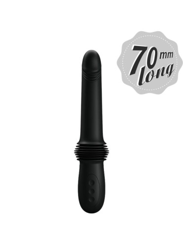 PRETTY LOVE PAZUZU VIBRADOR 3 MODOS DE EMPUJE NEGRO