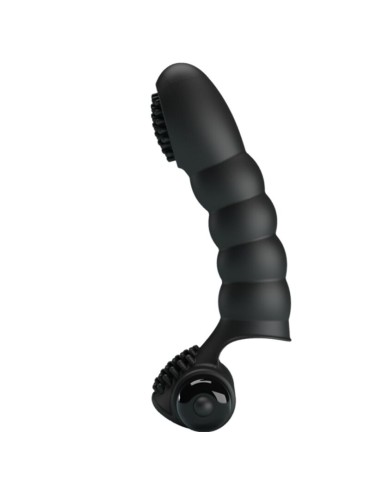 PRETTY LOVE ALEXANDER VIBRADOR DE DEDO 10 VIBRACIONES NEGRO