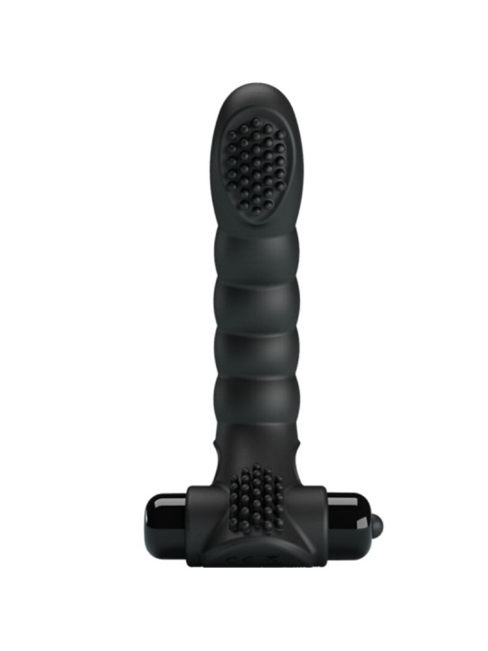 PRETTY LOVE ALEXANDER VIBRADOR DE DEDO 10 VIBRACIONES NEGRO