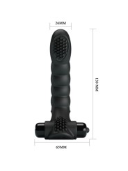 PRETTY LOVE ALEXANDER VIBRADOR DE DEDO 10 VIBRACIONES NEGRO