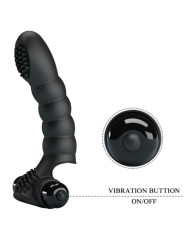 PRETTY LOVE ALEXANDER VIBRADOR DE DEDO 10 VIBRACIONES NEGRO