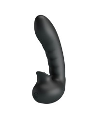 PRETTY LOVE HOBGOBLIN FUNDA VIBRADORA PARA DEDO 12 VIBRACIONES ESTIMULADOR CLITORIS NEGRO