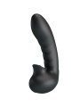 PRETTY LOVE HOBGOBLIN FUNDA VIBRADORA PARA DEDO 12 VIBRACIONES ESTIMULADOR CLITORIS NEGRO