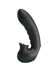 PRETTY LOVE HOBGOBLIN FUNDA VIBRADORA PARA DEDO 12 VIBRACIONES ESTIMULADOR CLITORIS NEGRO