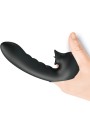 PRETTY LOVE HOBGOBLIN FUNDA VIBRADORA PARA DEDO 12 VIBRACIONES ESTIMULADOR CLITORIS NEGRO