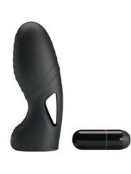 PRETTY LOVE ALAN VIBRADOR DE DEDO SILICONA NEGRO