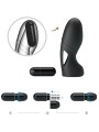 PRETTY LOVE ALAN VIBRADOR DE DEDO SILICONA NEGRO