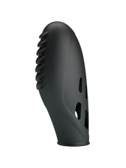 PRETTY LOVE GILO VIBRADOR DE DEDO SILICONA NEGRO