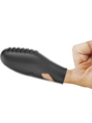 PRETTY LOVE GILO VIBRADOR DE DEDO SILICONA NEGRO