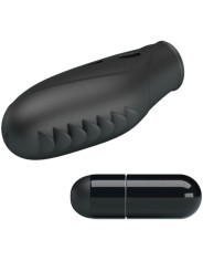 PRETTY LOVE GILO VIBRADOR DE DEDO SILICONA NEGRO