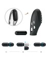 PRETTY LOVE GILO VIBRADOR DE DEDO SILICONA NEGRO