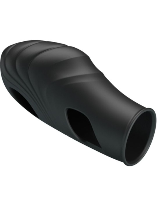 PRETTY LOVE LICH VIBRADOR DE DEDO SILICONA NEGRO