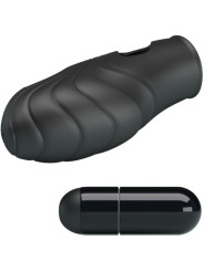 PRETTY LOVE LICH VIBRADOR DE DEDO SILICONA NEGRO