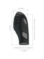 PRETTY LOVE LICH VIBRADOR DE DEDO SILICONA NEGRO
