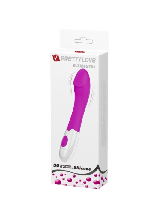 PRETTY LOVE ELEMENTAL VIBRADOR 30 MODOS DE VIBRACION MORADO