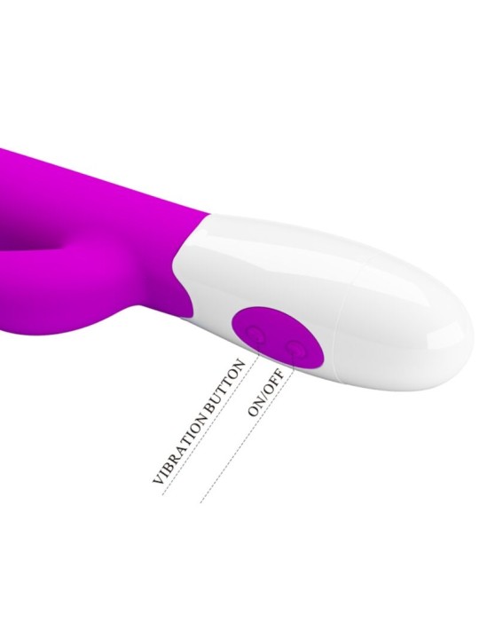 PRETTY LOVE CENTAUR VIBRADOR RABBIT 30 MODOS DE VIBRACION MORADO