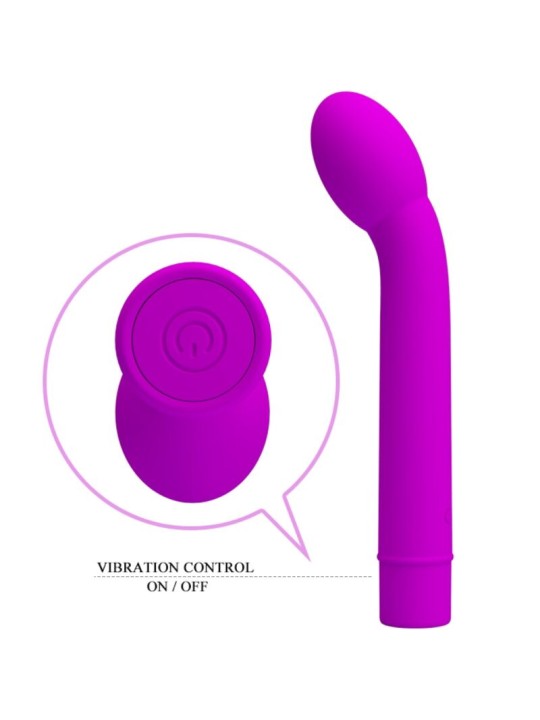 PRETTY LOVE LOGAN VIBRADOR PUNTO G 10 VIBRACIONES MORADO
