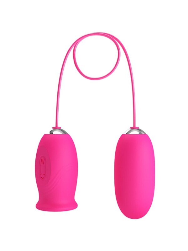 PRETTY LOVE DAISY HUEVO VIBRADOR LENGUA ESTIMULADORA DE CLITORIS ROSA
