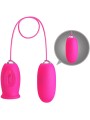 PRETTY LOVE DAISY HUEVO VIBRADOR LENGUA ESTIMULADORA DE CLITORIS ROSA