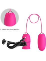 PRETTY LOVE DAISY HUEVO VIBRADOR LENGUA ESTIMULADORA DE CLITORIS ROSA