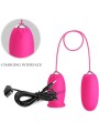 PRETTY LOVE DAISY HUEVO VIBRADOR LENGUA ESTIMULADORA DE CLITORIS ROSA
