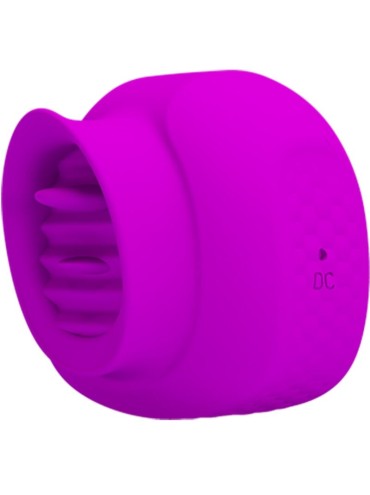 PRETTY LOVE ESTELLE LENGUA ESTIMULADORA CLITORIS 12 VIBRACIONES MORADO