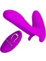 PRETTY LOVE MASAJEADOR VIBRADOR 12 VIBRACIONES CONTROL REMOTO MORADO