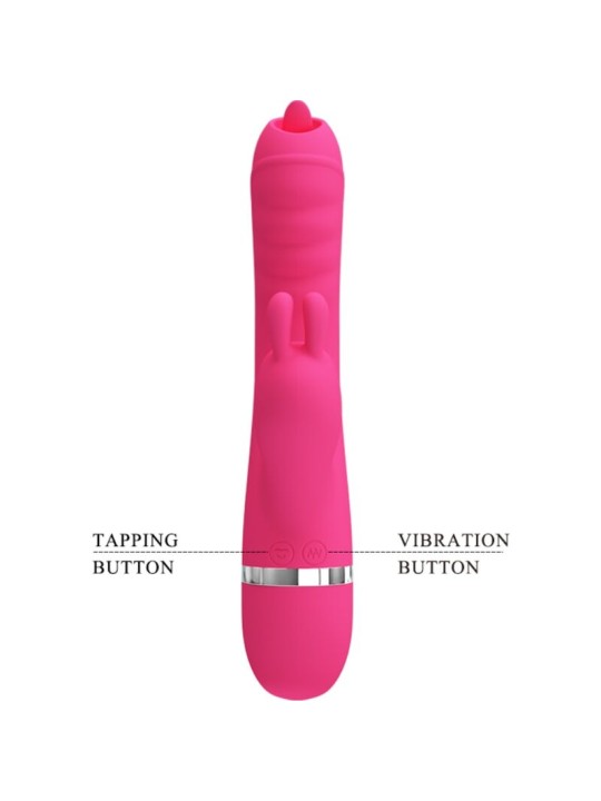 PRETTY LOVE PHOENIX VIBRADOR RABBIT MULTIFUNCION ROSA