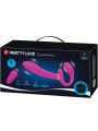 PRETTY LOVE THUNDERBIRD VIBRADOR DOBLE STRAP ON CONTROL REMOTO MORADO