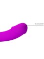 PRETTY LOVE KELPIE ESTIMULADOR STRAP ON DOBLE MORADO