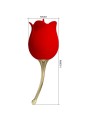 PRETTY LOVE ROSE LOVER ROSA ESTIMULADORA DE CLITORIS 12 VIBRACIONES ROJO