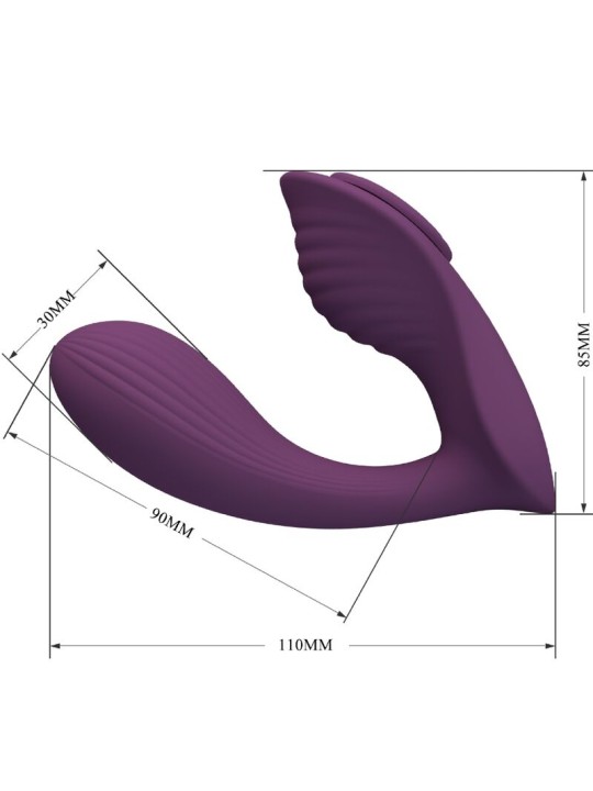 PRETTY LOVE FRANZ MASAJEADOR VIBRADOR APP GRATUTITA MORADO