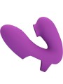 PRETTY LOVE ATHENA VIBRADOR DE DEDO CON ESTIMULADOR CLITORIS MORADO