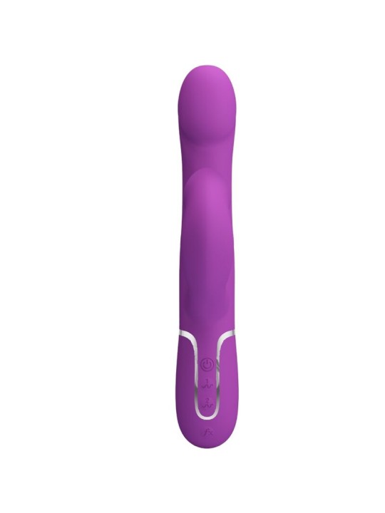 PRETTY LOVE VIBRADOR ESTIMULADOR MULTIFUNCION 4 EN 1 MORADO