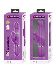 PRETTY LOVE VIBRADOR ESTIMULADOR MULTIFUNCION 4 EN 1 MORADO