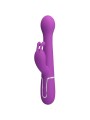 PRETTY LOVE DEJON VIBRADOR RABBIT MULTIFUNCION 3 EN 1 MORADO