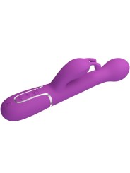 PRETTY LOVE DEJON VIBRADOR RABBIT MULTIFUNCION 3 EN 1 MORADO