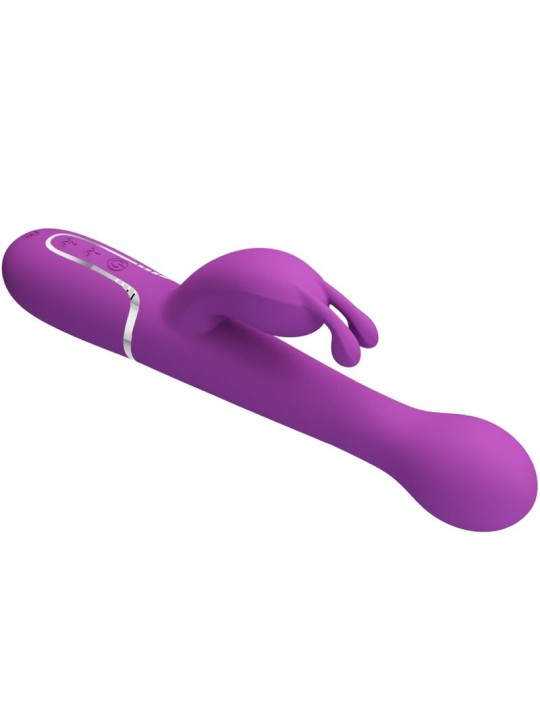 PRETTY LOVE DEJON VIBRADOR RABBIT MULTIFUNCION 3 EN 1 MORADO