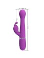 PRETTY LOVE DEJON VIBRADOR RABBIT MULTIFUNCION 3 EN 1 MORADO