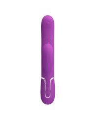 PRETTY LOVE PERLITA VIBRADOR RABBIT MULTIFUNCION 3 EN 1 MORADO