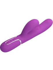 PRETTY LOVE PERLITA VIBRADOR RABBIT MULTIFUNCION 3 EN 1 MORADO