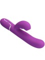PRETTY LOVE PERLITA VIBRADOR RABBIT MULTIFUNCION 3 EN 1 MORADO