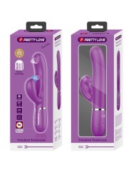 PRETTY LOVE PERLITA VIBRADOR RABBIT MULTIFUNCION 3 EN 1 MORADO