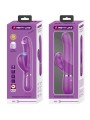 PRETTY LOVE PERLITA VIBRADOR RABBIT MULTIFUNCION 3 EN 1 MORADO