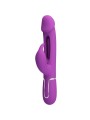 PRETTY LOVE KAMPAS VIBRADOR RABBIT MULTIFUNCION 3 EN 1 MORADO