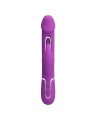 PRETTY LOVE KAMPAS VIBRADOR RABBIT MULTIFUNCION 3 EN 1 MORADO